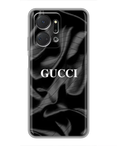 Чехол для Huawei Honor X7a с картинкой «Gucci — шелковые волны»