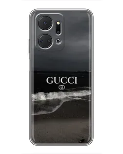 Чехол для Huawei Honor X7a с картинкой «Gucci — морской прибой» Чехол для Huawei Honor X7a с картинкой «Gucci — морской прибой»