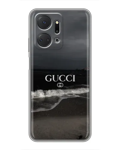 Чехол для Huawei Honor X7a с картинкой «Gucci — морской прибой»