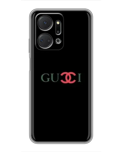 Чехол для Huawei Honor X7a с картинкой «Gucci — красный градиент»