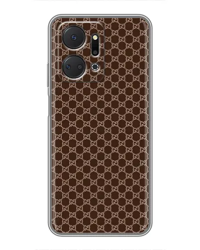 Чехол для Huawei Honor X7a с картинкой «Gucci — шоколадная сетка» Чехол для Huawei Honor X7a с картинкой «Gucci — шоколадная сетка»