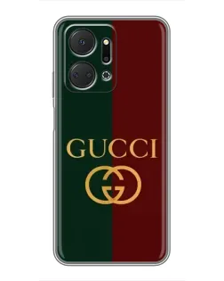 Чехол для Huawei Honor X7a с картинкой «Gucci — темно-зеленый градиент» Чехол для Huawei Honor X7a с картинкой «Gucci — темно-зеленый градиент»