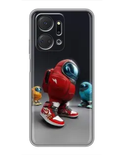 Чехол для Huawei Honor X7a с картинкой «Among Us — 3D стиль» Чехол для Huawei Honor X7a с картинкой «Among Us — 3D стиль»
