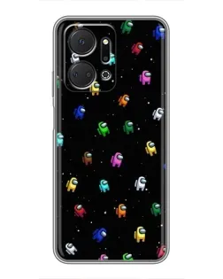 Чехол для Huawei Honor X7a с картинкой «Экипаж Among Us» Чехол для Huawei Honor X7a с картинкой «Экипаж Among Us»