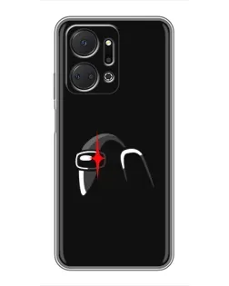 Чехол для Huawei Honor X7a с картинкой «Among Us шлем» Чехол для Huawei Honor X7a с картинкой «Among Us шлем»
