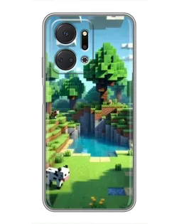 Чехол для Huawei Honor X7a с картинкой «Minecraft летний день» Чехол для Huawei Honor X7a с картинкой «Minecraft летний день»