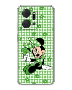 Чохол для Huawei Honor X7a з картинкою «Mickey в клітинку»