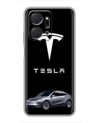 Чехол для Huawei Honor X7a с картинкой «Tesla Model Y» Чехол для Huawei Honor X7a с картинкой «Tesla Model Y»
