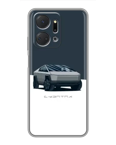 Чехол для Huawei Honor X7a с картинкой «Серебристый Cybertruck Tesla» Чехол для Huawei Honor X7a с картинкой «Серебристый Cybertruck Tesla»
