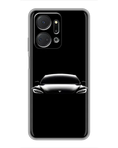 Чехол для Huawei Honor X7a с картинкой «Фары Tesla Night» Чехол для Huawei Honor X7a с картинкой «Фары Tesla Night»