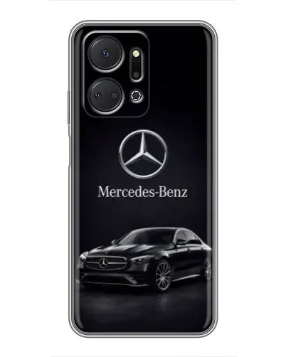 Чехол для Huawei Honor X7a с картинкой «Mercedes — решетка радиатора» Чехол для Huawei Honor X7a с картинкой «Mercedes — решетка радиатора»