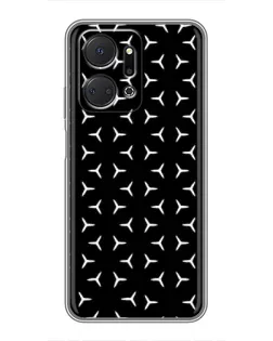 Чехол для Huawei Honor X7a с картинкой «Mercedes паттерн звезд» Чехол для Huawei Honor X7a с картинкой «Mercedes паттерн звезд»
