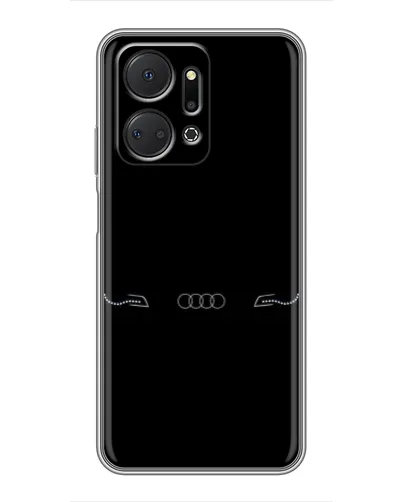 Чехол для Huawei Honor X7a с картинкой «Audi — световой подпись»
