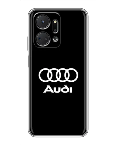 Чехол для Huawei Honor X7a с картинкой «Классическое лого Audi»
