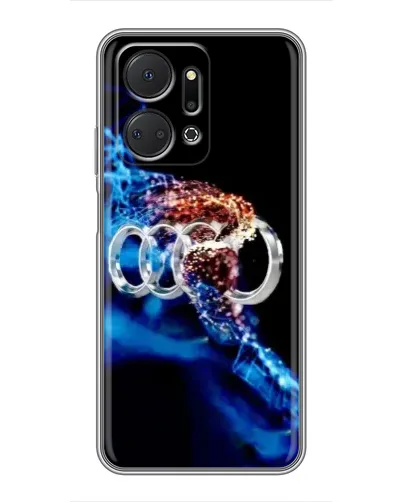 Чехол для Huawei Honor X7a с картинкой «Энергия лого Audi»