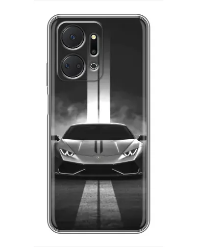 Чехол для Huawei Honor X7a с картинкой «Lamborghini симметрия дорог» Чехол для Huawei Honor X7a с картинкой «Lamborghini симметрия дорог»