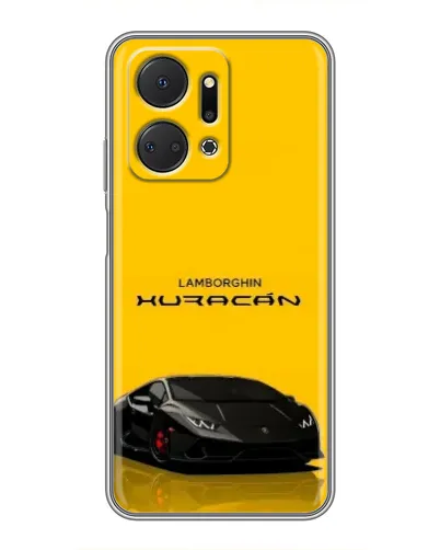 Чехол для Huawei Honor X7a с картинкой «Lamborghini Huracan черный» Чехол для Huawei Honor X7a с картинкой «Lamborghini Huracan черный»
