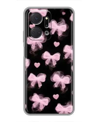 Чехол для Huawei Honor X7a с картинкой «Геометрия банта»