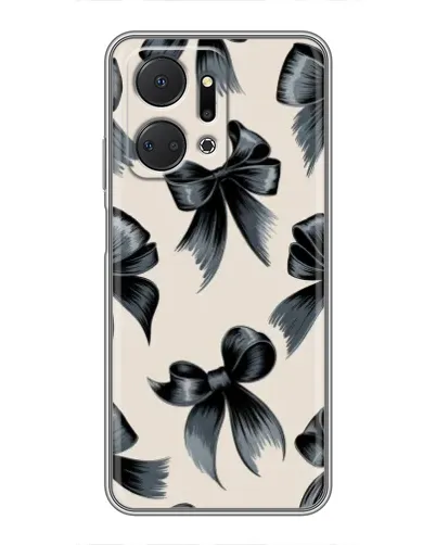 Чехол для Huawei Honor X7a с картинкой «Банты Coquette»