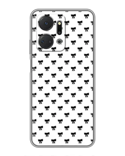 Чехол для Huawei Honor X7a с картинкой «Мини-бантики»