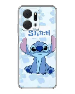 Чехол для Huawei Honor X7a с картинкой «Stitch среди цветов» Чехол для Huawei Honor X7a с картинкой «Stitch среди цветов»
