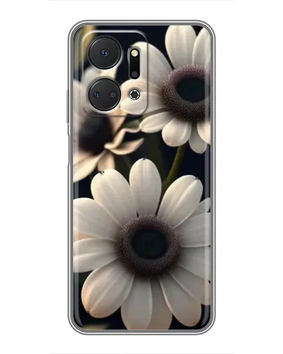 Чехол для Huawei Honor X7a с картинкой «Белые маргаритки макро» Чехол для Huawei Honor X7a с картинкой «Белые маргаритки макро»