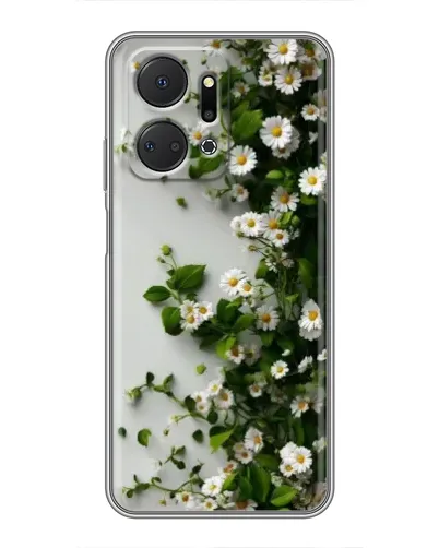 Чехол для Huawei Honor X7a с картинкой «Ветка мелких белых цветов» Чехол для Huawei Honor X7a с картинкой «Ветка мелких белых цветов»