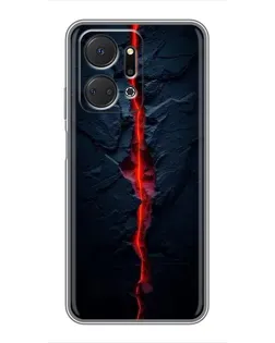 Чохол для Huawei Honor X7a з картинкою «Червона лавова тріщина» Чохол для Huawei Honor X7a з картинкою «Червона лавова тріщина»
