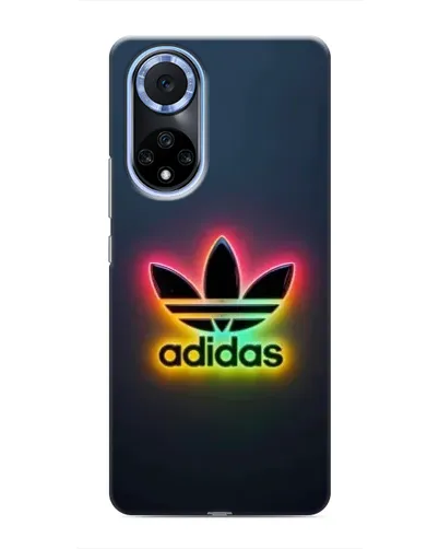 Чехол для Huawei Honor X7b с картинкой «Неоновый Adidas»
