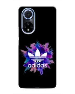 Чехол для Huawei Honor X7b с картинкой «Взрыв красок Adidas»