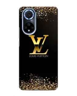Чехол для Huawei Honor X7b с картинкой «LV — золотые искры»