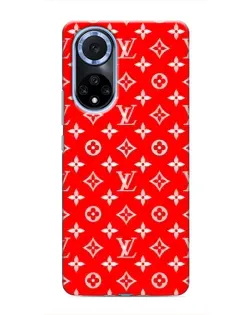 Чехол для Huawei Honor X7b с картинкой «Яркий паттерн LV»
