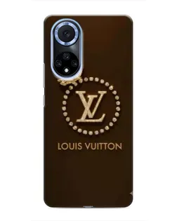 Чехол для Huawei Honor X7b с картинкой «LV — золотая печать»