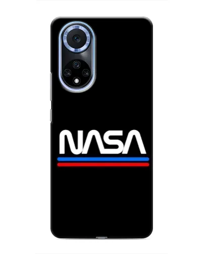 Чехол для Huawei Honor X7b с картинкой «NASA — классика Red Blue»