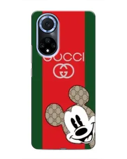 Чохол для Huawei Honor X7b з картинкою «Gucci — смуги та Міккі»
