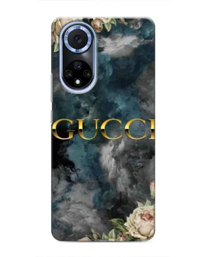 Чехол для Huawei Honor X7b с картинкой «Абстрактные цветы Gucci»