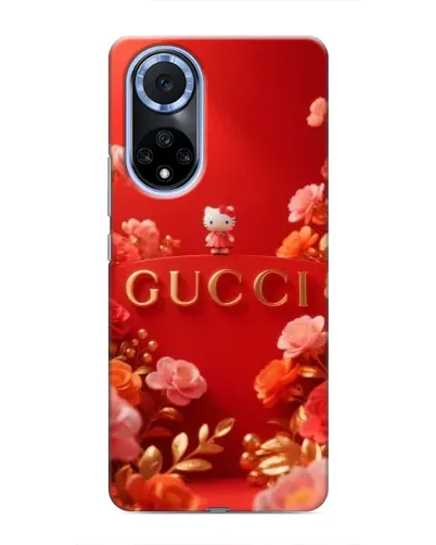 Чехол для Huawei Honor X7b с картинкой «Gucci — золотой сад»