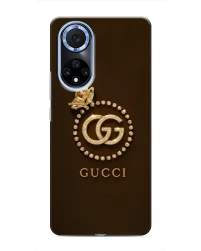 Чехол для Huawei Honor X7b с картинкой «Gucci — золотая бабочка»