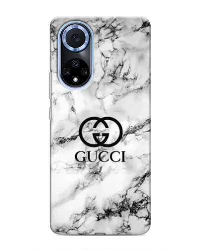 Чехол для Huawei Honor X7b с картинкой «Gucci — мраморный шик»