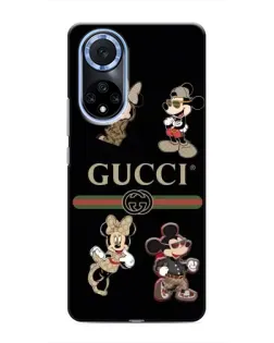 Чохол для Huawei Honor X7b з картинкою «Gucci — герої Disney та монограма»