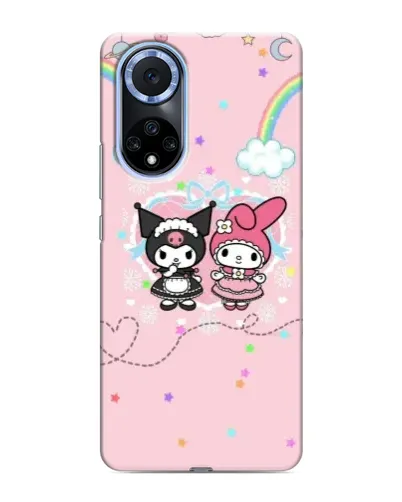 Чехол для Huawei Honor X7b с картинкой «My Melody и Kuromi»