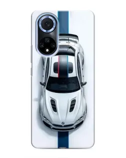 Чехол для Huawei Honor X7b с картинкой «Вид сверху — BMW M»