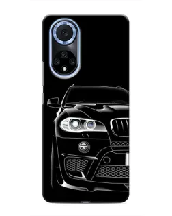 Чехол для Huawei Honor X7b с картинкой «Темный силуэт BMW»