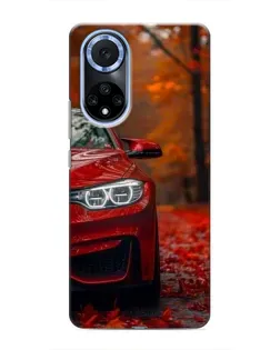 Чехол для Huawei Honor X7b с картинкой «Осенняя BMW M4»