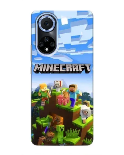 Чехол для Huawei Honor X7b с картинкой «Minecraft классический мир»