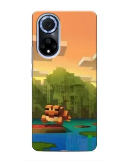 Чохол для Huawei Honor X7b з картинкою «Майнкрафт захід сонця» Чохол для Huawei Honor X7b з картинкою «Майнкрафт захід сонця»
