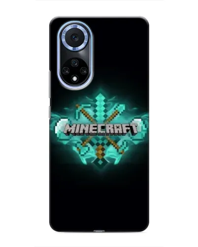 Чехол для Huawei Honor X7b с картинкой «Minecraft Diamond лого»