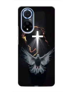 Чехол для Huawei Honor X7b с картинкой «Голубь и Свет»