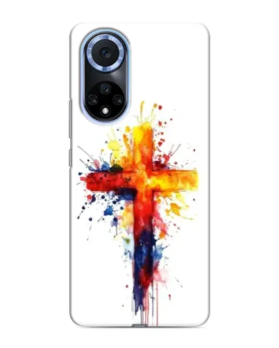 Чехол для Huawei Honor X7b с картинкой «Акварельный крест» Чехол для Huawei Honor X7b с картинкой «Акварельный крест»