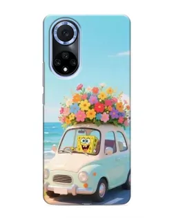 Чехол для Huawei Honor X7b с картинкой «Автомобильное путешествие»